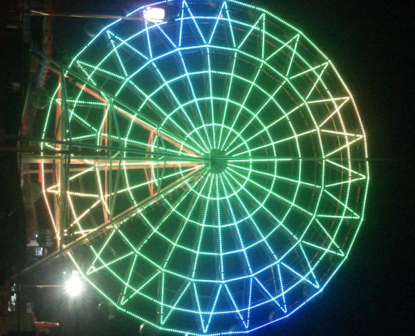 Buy cheap Super Color Amusement Park Led Rgb Pixel Ferris Wheel Decoration from wholesalers
