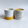 Buy cheap Ultraportable Gold Foil Cylinder Paper Tube Packaging Containers Lightweight from wholesalers