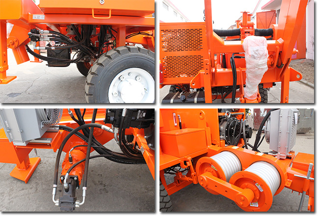 TY40 Overhead Line Stringing Tools 40kN Hydraulic Puller Diesel 77kw 103hp