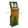 Buy cheap Interactive Anti-Glare Touch Screen Freestanding Kiosk For University Building Theater Shop from wholesalers