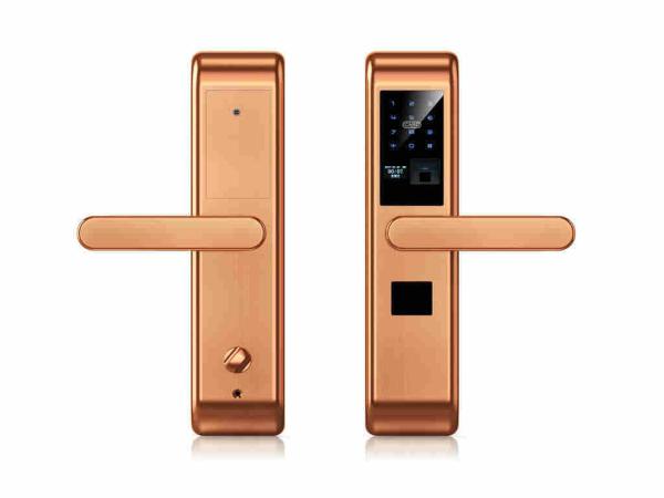 Buy cheap 5 Unlock Ways Smart Fingerprint Lock / Biometric Door Lock Door Locks For Fire Doors from wholesalers