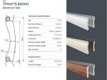 Kitchen Cabinet Aluminum Roller Shutter Door Machine 45mm