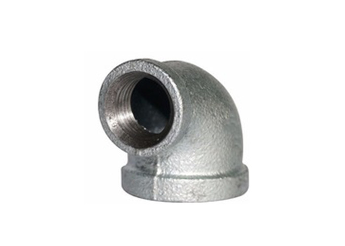 Plumbing 45 Degree Elbow Fitting , Malleable Iron Drain Pipe Elbow Long Span Life