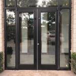 Aluminum Casement Doors With 1.4mm Aluminum Wall For Boutique Hotel