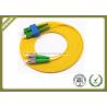 Buy cheap Singlemode Duplex Fiber Optic Patch Cord PVC/LSZH Jacket Yellow Colour from wholesalers