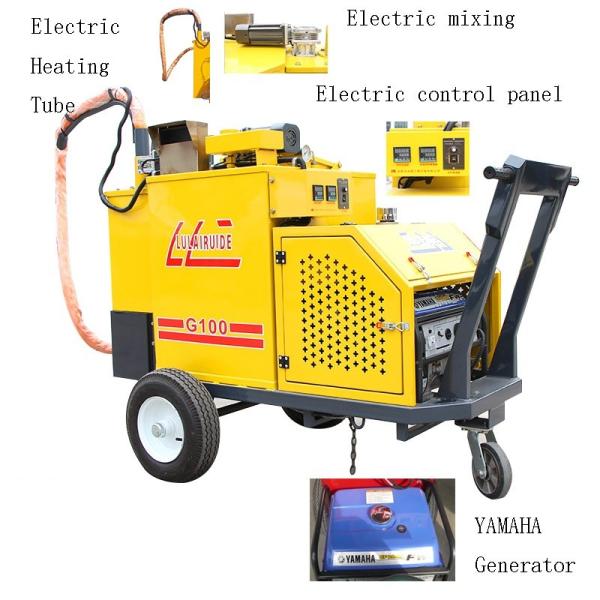 Buy cheap Self Propelled Concrete Asphalt Crack Sealing Equipment With 100L Tank from wholesalers