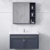 Buy cheap Dark Blue 80cm Wall Mounted Bathroom Vanity Environmental Friendly from wholesalers