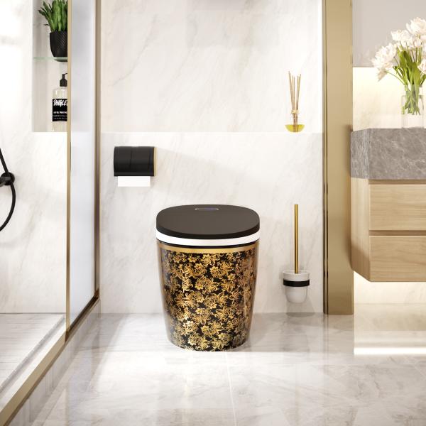 Buy cheap S Trap Elongated 1 Piece Smart Toilet High Efficiency Automatic Flush from wholesalers