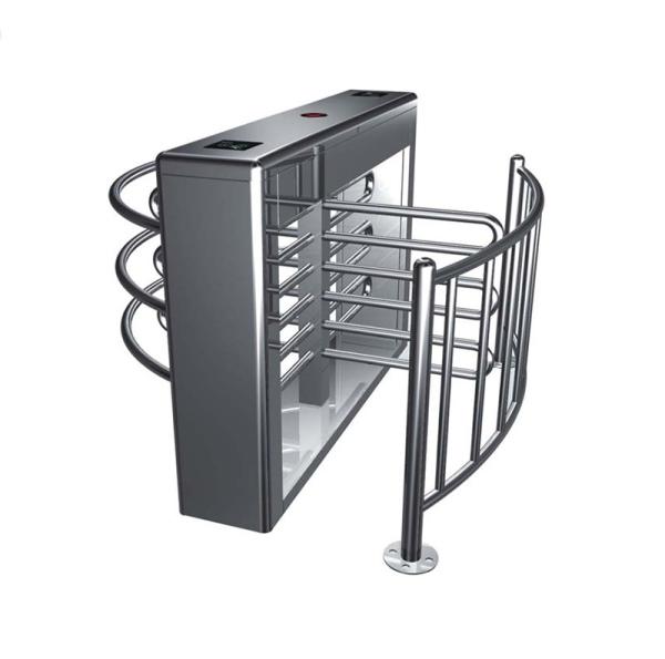 Buy cheap Rotary RFID Access SS316 Waist Height Turnstiles from wholesalers