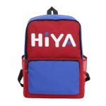 new Oxford cloth color contrast backpack fashion sports letters printed men's
