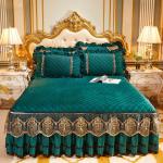 Customized Size Winter Bedspread Slip Set with Luxury Embroidered Bedding 3