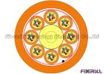 Distribution Indoor Fiber Optic Cable 96 Core Buffered Fiber With 8 Sub Units