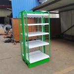 supermarket shelves Steel wood shelves retail display gondola shelving/rack for