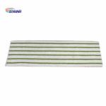 12x42cm Microfiber Cleaning Mop White Fabric Blue Stripes Non-Woven Cloth