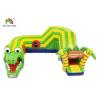 Buy cheap Outdoor 6.5x5.5m Green Crocodile Inflatable Obstacle Course Inflatable Sports Games from wholesalers