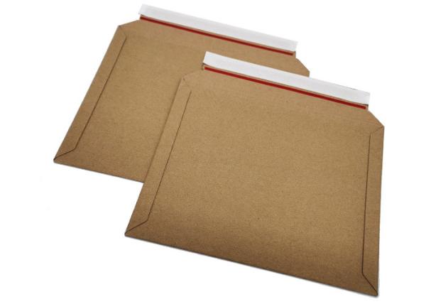 Buy cheap Durable 600gsm Eco Friendly Rigid Mailers Kraft Stay Flat Mailers from wholesalers