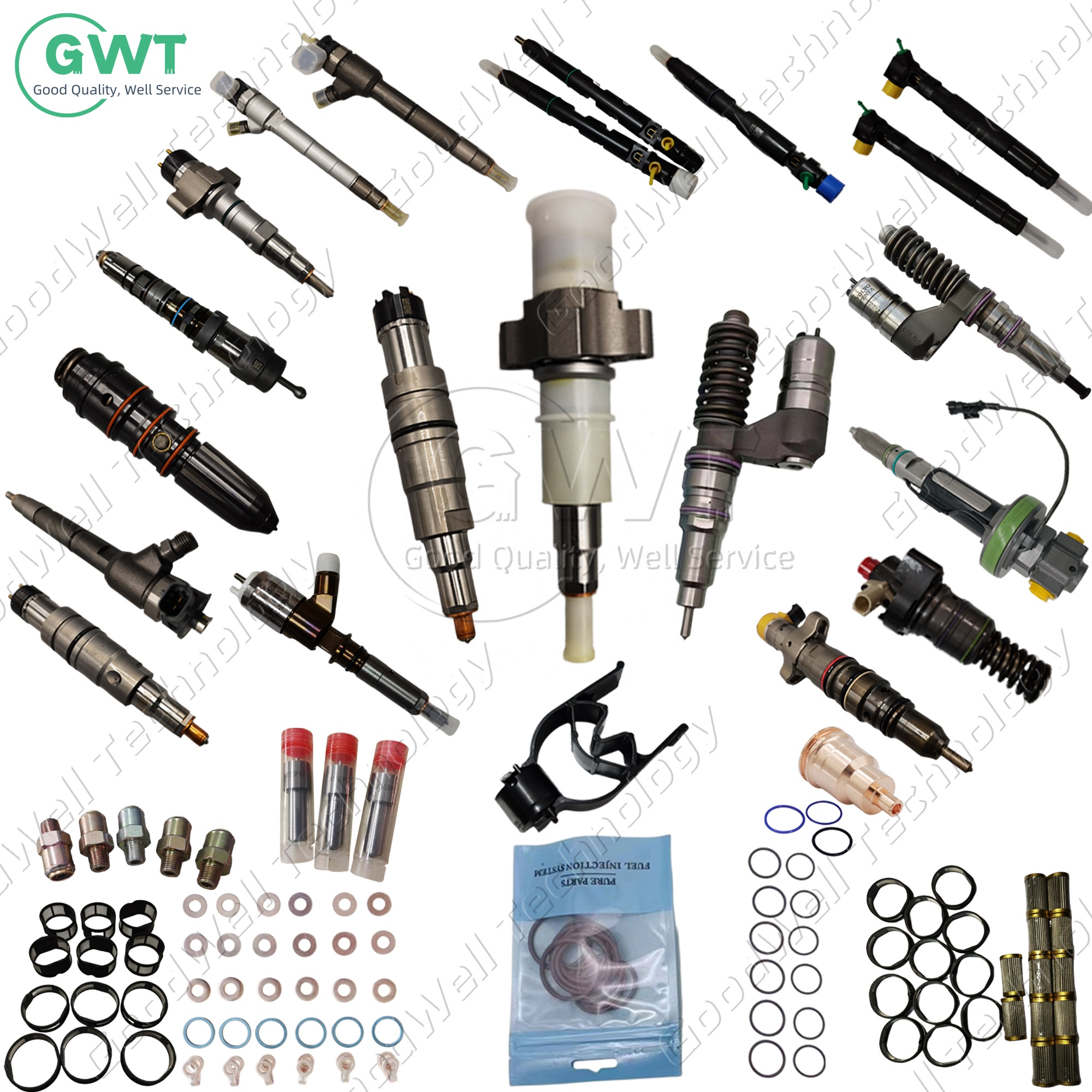 C13 C15 C18 Diesel Injectors Common Rail Fuel Injection System 350-7555 249-0705