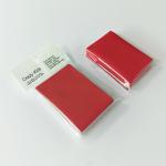 YGO Red Small Color Card Sleeves Resealable 59X86mm Fit Card Size