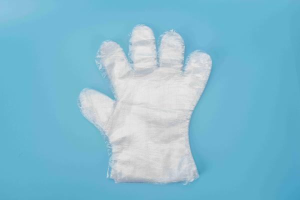 Non Toxic Disposable Transparent LDPE / HDPE Gloves Odorless For Food Preparatio