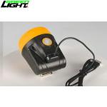 Small Wireless Miner Helmet Lamp , IP67 10000 Lux Coal Mining Lights