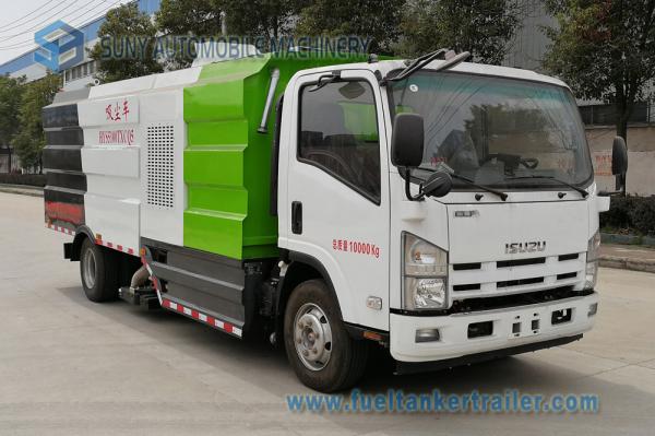 Buy cheap JAPAN ISUZU Vacuum Suction Dust Truck 700P 190hp Road Cleaning Vehicle 7000L Dry And Wet Street Sweeper Truck from wholesalers