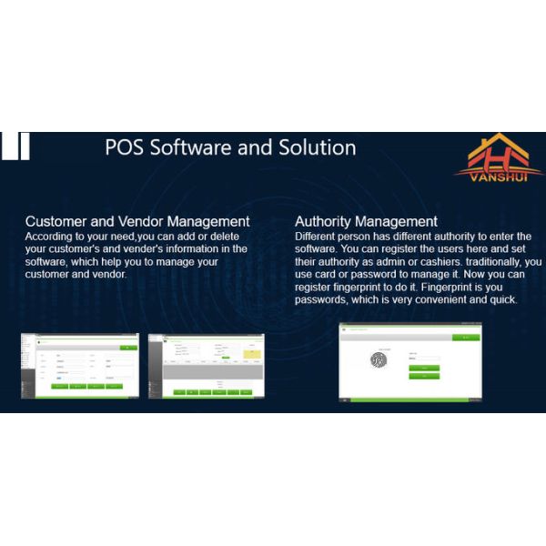 All in One Biometric Fingerprint Smart POS Terminal