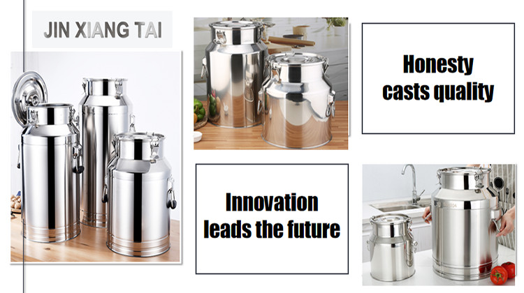 Transportation 18 Litres Oil Beverage Honey Vertical 201 Stainless Steel milk can