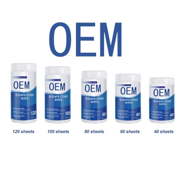 Buy cheap OEM Dry Wipes For Disinfectant Wet Wipes Kill 99.9% Of Germs Bacteria from wholesalers