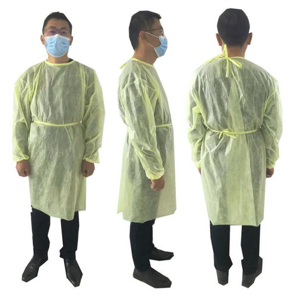 Buy cheap Multi Size Medical Protective Clothing , Eco Friendly Full Body Disposable Coveralls from wholesalers