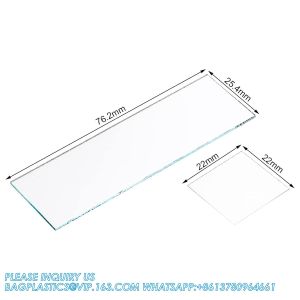 Microscope Slides And Covers, Blank Glass Slides For Microscope Set - 300 Slides
