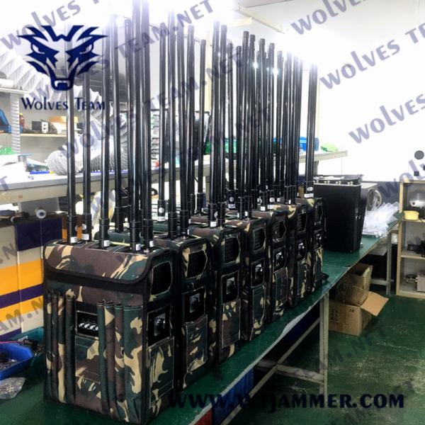 Buy cheap 220W Military Backpack Signal Jammer GSM PCS DCS 3G 4G 5G 5dBi from wholesalers