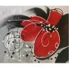 Buy cheap Hand-Painted Red Flowers Painting on Canvas Thick Oil Flowers Landscape Oil Painting Wall Art for Interior Home Decor from wholesalers
