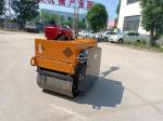 550kg Hydraulic Walk Behind Double Drum Mini vibratory Road Roller