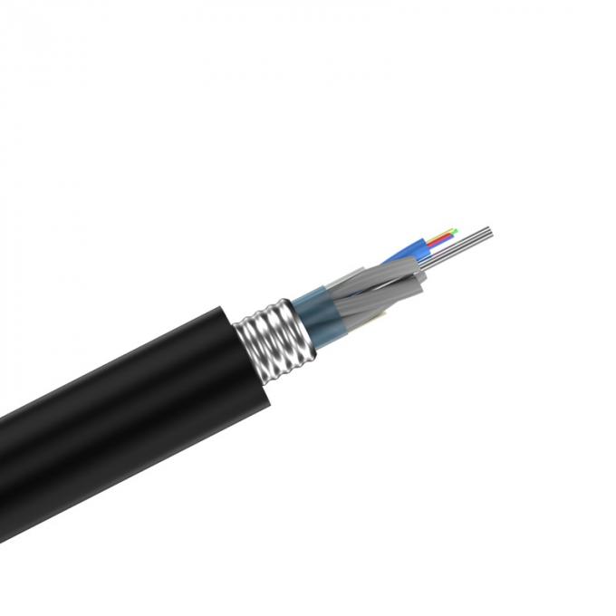 Single Mode GYTA Outdoor Fiber Optic Cable Aluminium Armoured Cable 1