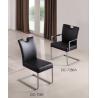 Buy cheap Stylish Comfortable Modern Leather Dining Chair With Stainless Steel Frame from wholesalers