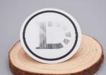 Silicone Rubber Backing, Printed With A Black Reflective Logo,For Clothing