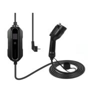 Buy cheap LED Screen Schuko Type 1 Portable EV Charger J1772 16A product