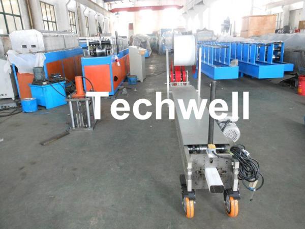 Quality Custom Portable Downspout Machine / Mobile Rainspout Forming Machine for sale