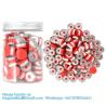 Buy cheap 20mm Flip Top Caps Aluminum-Plastic Black Caps for Glass Vial Crimp Caps with White PTFE and Red Silicone Septa from wholesalers