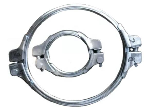 Buy cheap Heavy Duty 150mm Galvanized Pipe Clamp For Materials Handling from wholesalers