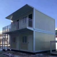 Buy cheap Light Steel Frame Flat Pack Container House Fire Performance Long Life Span product