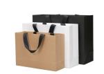 High Durability Printed Kraft Paper Bags Tear Resistance Customized Shape Design