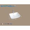 Buy cheap Rectangle Above Counter Top Wash Basin Ceramic Bathroom Vessel Vanity Sink from wholesalers