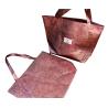 Buy cheap Non Woven Fabric Crocodile Veins Reusable Carrier Bags With Woven Patch Logo from wholesalers