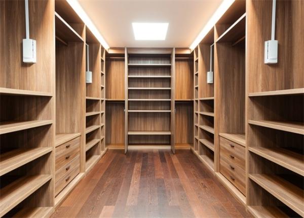 Quality Furniture Walk In Closet Wardrobe MDF Material Melamine Easy Installation for sale