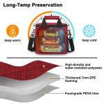 Water Resistant Thermal Cooler Lunch Bag For Travel