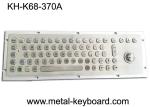Buy cheap 70 Keys Industrial Metal Computer Keyboard With Trackball / Stainless Steel Kiosk Keyboard from wholesalers