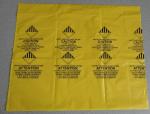 Yellow Asbestos Disposal Removal and Burial Bags, manufacturer supply Customize