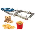 High Productivity Food Shop French Fries Potato Chips Production Line Snack