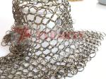 Bronze Stainless Steel Chainmail Metal Ring Mesh For Wall Curtains